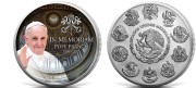 1 onza, In Memoriam Papież Franciszek Libertad, Srebrna moneta