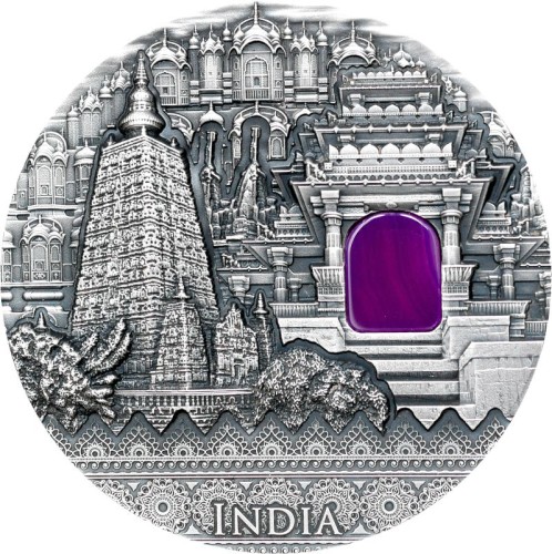 Srebrna moneta 2$ Indie, Seria: Imperial Art rewers