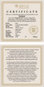 Srebrna moneta 2$ Indie, Seria: Imperial Art certyfikat