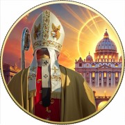 1 $ Ojciec Święty - Papież Benedykt, Srebrna moneta