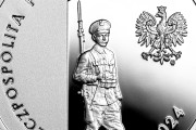 Srebrna moneta kolekcjonerska 100-lecie utworzenia Korpusu Ochrony Pogranicza