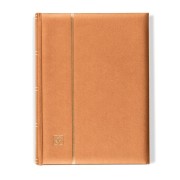 Klaser na znaczki Leuchtturm COMFORT Metalic Edition brązowy