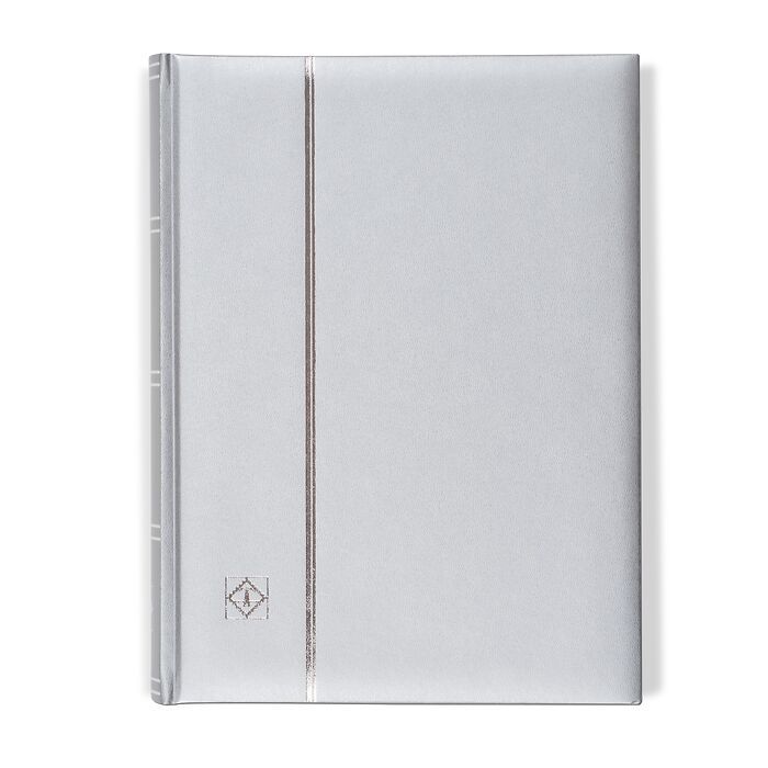 Klaser na znaczki Leuchtturm COMFORT Metalic Edition srebrny
