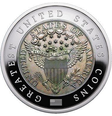 5 $, Draped Bust Dollar, Srebrna moneta