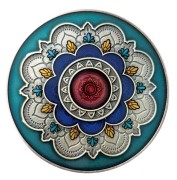 Srebrna moneta 2000 CFA Mandala rewers