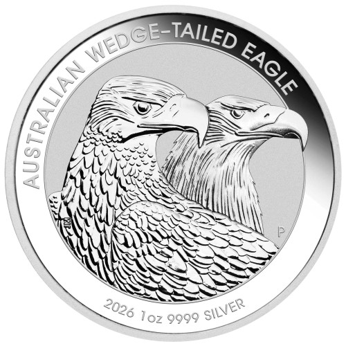 1 uncja, Wedge‑Tailed Eagle, Srebrna moneta