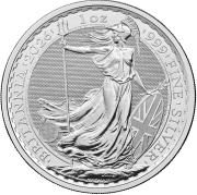 1 uncja, Britannia, Srebrna moneta, 2026