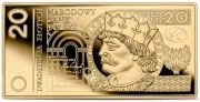 Polskie banknoty obiegowe – Banknot o nominale 20 zł rewers