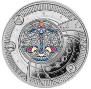 500 franków CFA, Waga, Seria: Znaki Zodiaku, Srebrna moneta