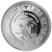500 franków CFA, Waga, Seria: Znaki Zodiaku, Srebrna moneta