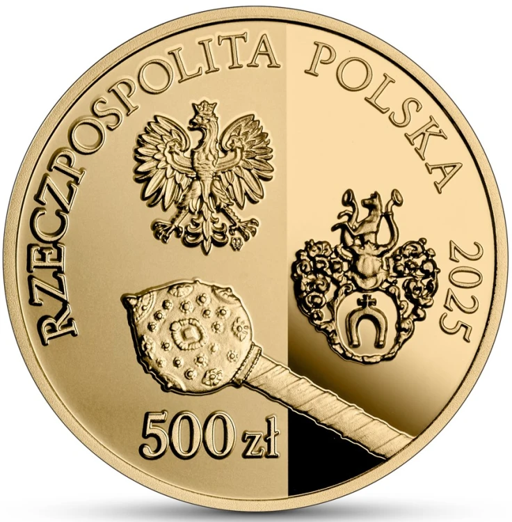 Złota moneta 500 zł Hetmani Rzeczypospolitej – Stanisław Koniecpolski awers