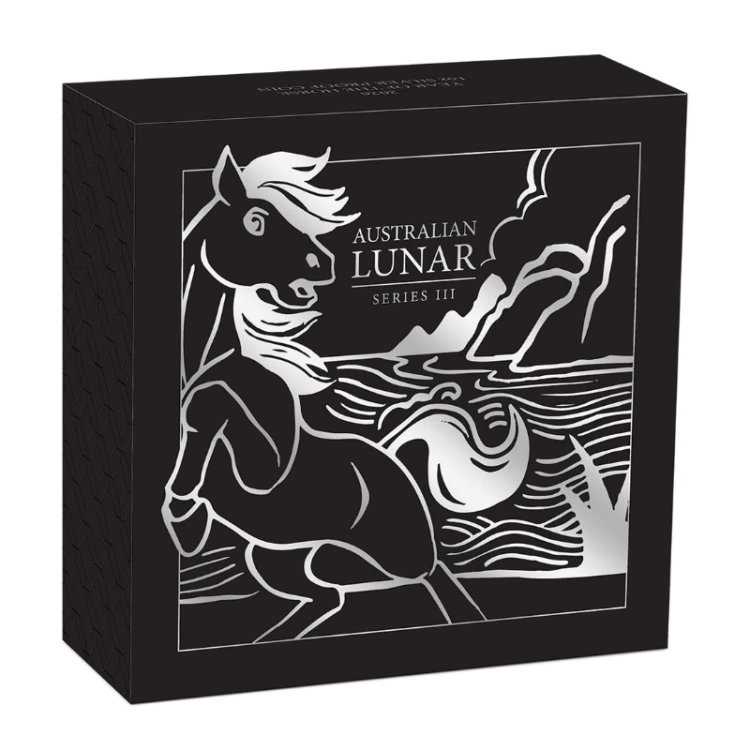 1 uncja, Rok konia, Seria: Lunar III, Srebrna moneta 2026