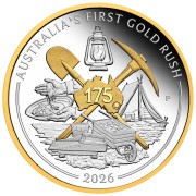 1 uncja, 175. rocznica pierwszej gorączki złota, Srebrna moneta 2026