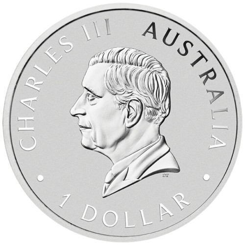 1$, Australijski Emu, Srebrna moneta
