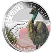 1$, Australijski Emu, Srebrna moneta