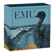 1$, Australijski Emu, Srebrna moneta
