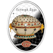 1 $, Jajo Renesansowe, Seria: Jaja Faberge, Srebrna moneta
