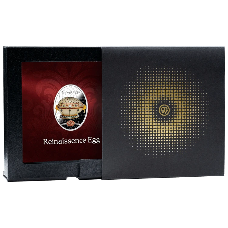 1 $, Jajo Renesansowe, Seria: Jaja Faberge, Srebrna moneta