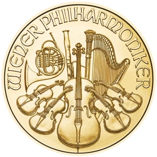 1/10 uncji, Filharmonicy Wiedeńscy, Złota moneta