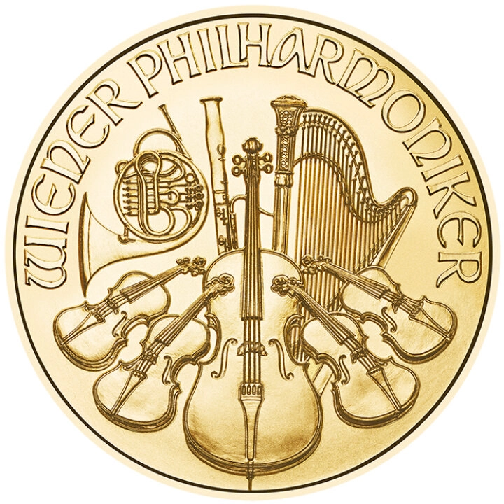 1/10 uncji, Filharmonicy Wiedeńscy, Złota moneta