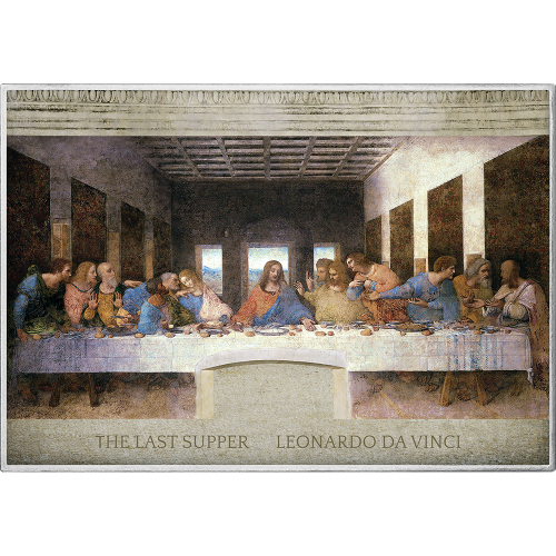 1000 franków CFA, Ostatnia wieczerza - Leonardo da Vinci, Srebrna moneta