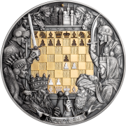 7 $, Gambit królewski , Seria: Bitwa szachowa, Srebrna moneta