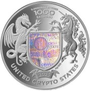1000 Satoshi, Puma, Zjednoczone państwa kryptowalutowe , Srebrna moneta
