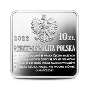 Srebrna moneta 10 zł 90. rocznica powstania Znaku Rodła awers