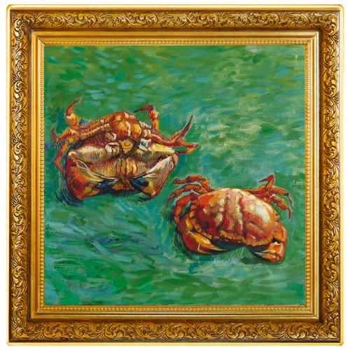 Srebrna moneta 1$ Dwa kraby Vincent Van Gogh rewers