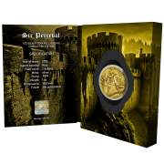 1 uncja, Sir Perceval – Camelot, Srebrna moneta pozłacana, 2026
