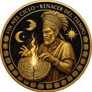 1 uncja, Odrodzenie czasu - Kultura Majów, Srebrna moneta uszlachetniona