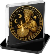 1 uncja, Odrodzenie czasu - Kultura Majów, Srebrna moneta uszlachetniona