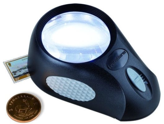 Lupa powiększająca z oświetleniem LED, Leuchtturm