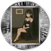 500 franków CFA, Matka Whistlera, Seria: Anime Art, Srebrna moneta