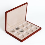 Etui Leuchtturm Siena na 1 monetę w kapslu Magic Capsules 12 szt.