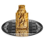 Srebrna moneta 500 Szachy Wikingów Królowa figura