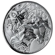 T-REX SKULL 3 Oz Silver Statue