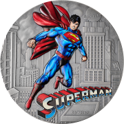 15$ Superman, Srebrna moneta