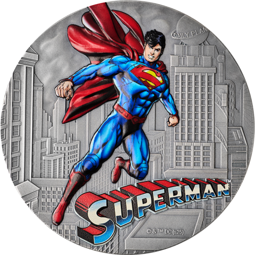 15$ Superman, Srebrna moneta