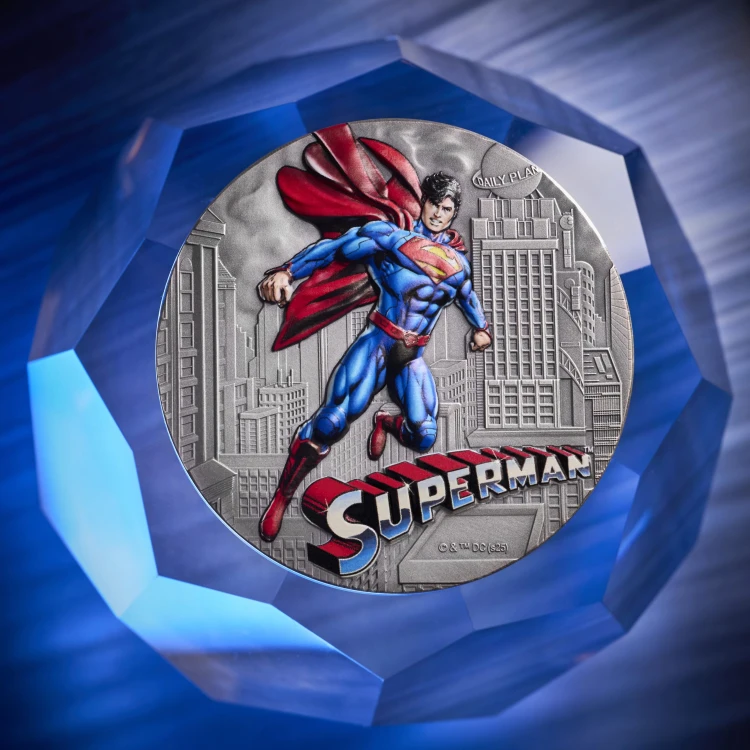 15$ Superman, Srebrna moneta