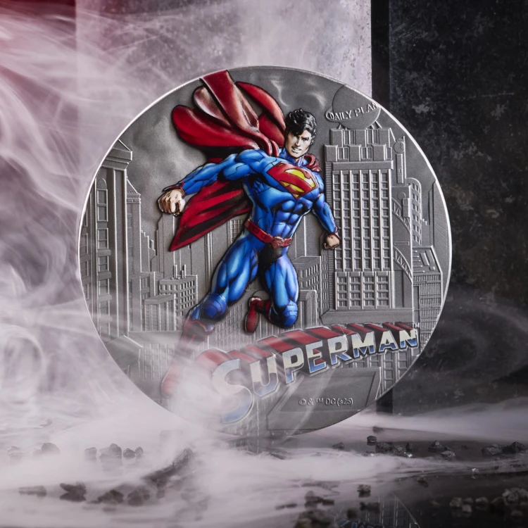 15$ Superman, Srebrna moneta