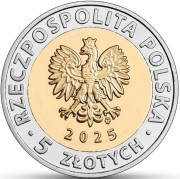 Moneta obiegowa 5 zł Odkryj Polskę - Tykocin awers