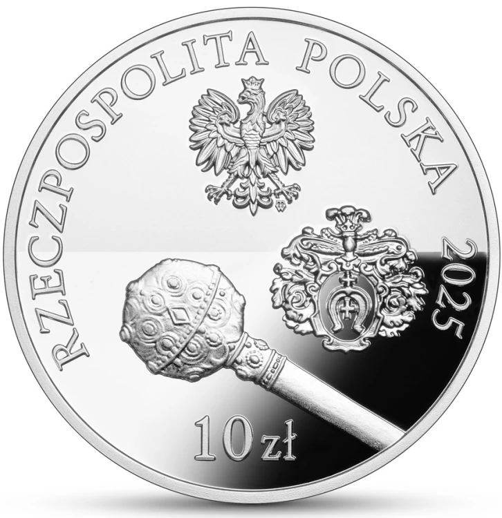 Srebrna moneta NBP 10 zł Hetmani Rzeczypospolitej – Stanisław Żółkiewski awers