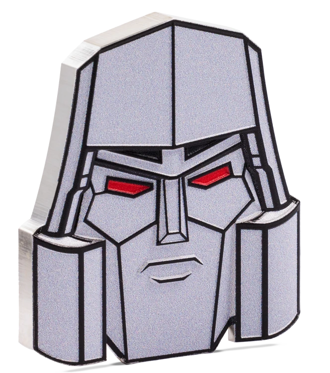 2 $, Megatron - Transformers Heads, Srebrna moneta BOK