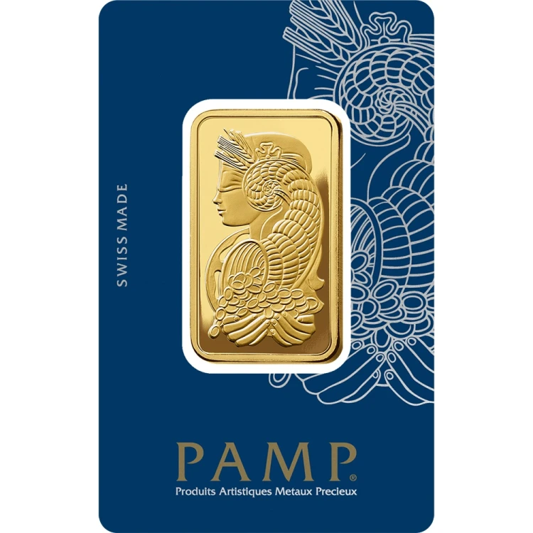 Sztabka złota 1 oz Pamp