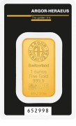 Sztabka złota 1 oz Agor Heraeus