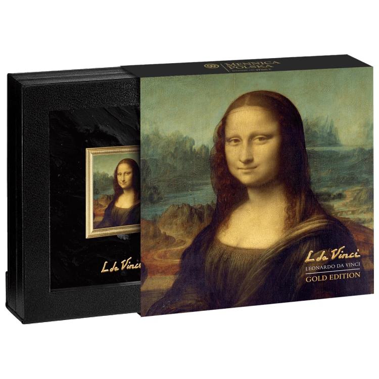 2 $, Leonardo da Vinci - Mona Lisa, Seria: Najdroższe Obrazy Świata., Srebrna moneta