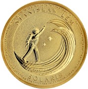 Złota moneta 10€ Solaris Stanisław Lem