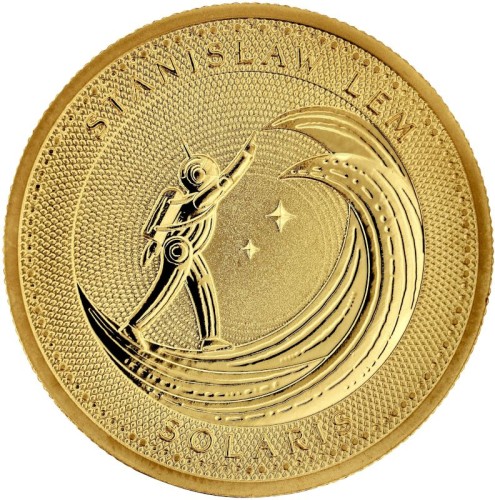Złota moneta 10€ Solaris Stanisław Lem