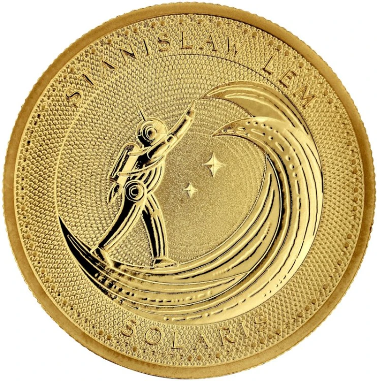 Złota moneta 10€ Solaris Stanisław Lem